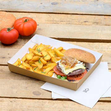 Bandeja Transporte de comidas em Nano-Micro 255x180x37mm 2x165 un