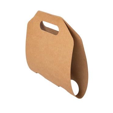 Porta-copos em Kraft Natural 2 copos 67mm 465x225mm 400 un