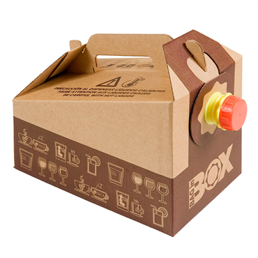 Caixa Bag in Box 5L 160oz Carto Castanho 25 un