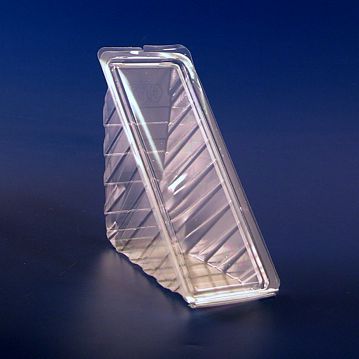 Embalagem de Plstico Triangular com Tampa incorporada para Sandes Simples 980 un