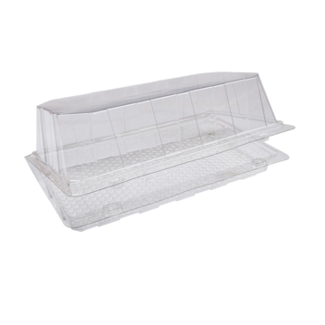 Embalagem de Pl�stico PET/RPET Transparente Patipack 242x137x80mm 150 un
