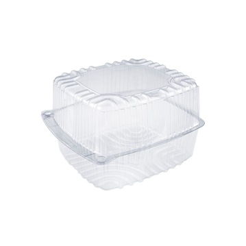 Embalagem de Plstico Transparente para Croissants 180x150x120mm 200 un