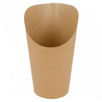 Copo em Cartolina para Fritos 480ml 16oz Kraft 20x50 un