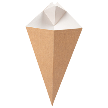 Cone em Nano-Micro para Fritos 250g Kangaroo Kraft 6x200un