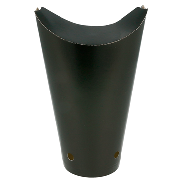 Copo em Cartolina com Fecho para Fritos 660ml 22oz Preto 20x50 un