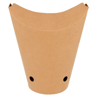 Copo em Cartolina com Fecho para Fritos 480ml 16oz Kraft 20x50 un