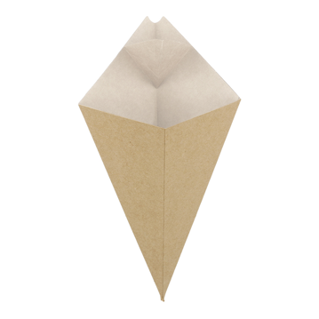 Cone em Nano-Micro para Fritos 100g Kangaroo Kraft 8x200un