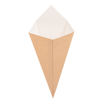 Cone em Nano-Micro para Fritos Castanho 100g 8x200 un