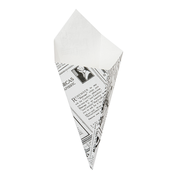 Cone em Nano-Micro para Fritos Branco Times 100g 8x200 un