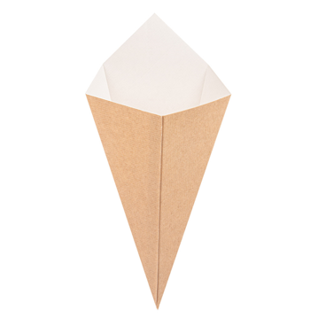 Cone em Nano-Micro para Fritos Castanho 250g 8x200 un