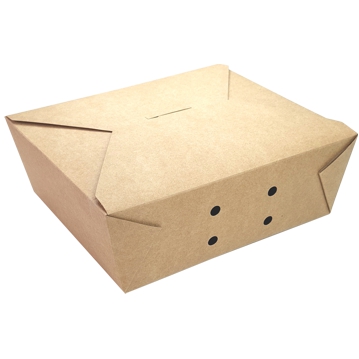 Embalagem Estanque Kraft+PE para Batatas Fritas Grande 180x160x70mm 4x45 un