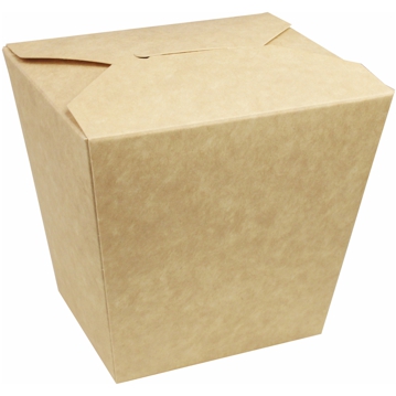 Embalagem Estanque kraft para Batatas Fritas 980ml 32oz 86/114x68/98x108mm 9x50 un