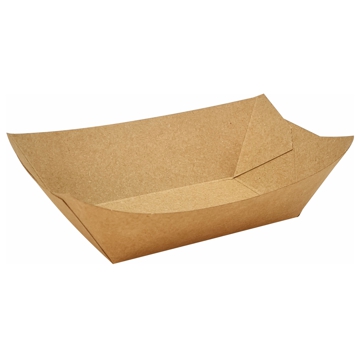 Barqueta em Cartolina Kraft 100x60x40mm 480g 9x130 un