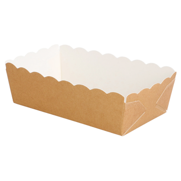 Barqueta Cartolina+PE Deli Castanho 90x50x32mm 40x100 un