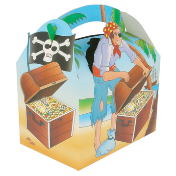 Caixa de Cartolina Kids Meal - Pirata 170x160x100mm 6x50 un