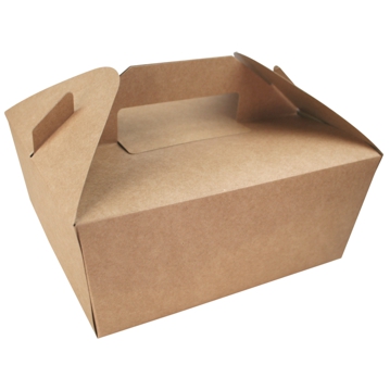 Maleta em Cartolina+PE para Take-Away 190x165x90mm 4x20 un