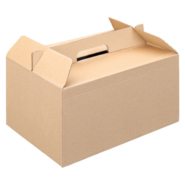 Caixa Carto Castanho para Take-Away 245x135x120mm 100 un