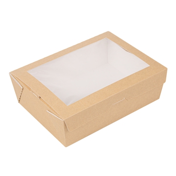 Embalagem Rectangular com Janela 1980ml 198x140x64mm Nano Micro 6x25 un