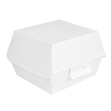 Concha Carto Nano-Micro Branco para Hamburguer 140x125x90mm 10x50 un