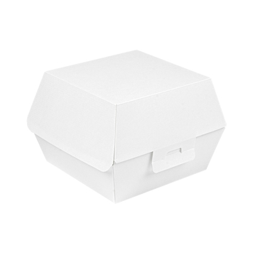 Concha Carto Nano-Micro Branco para Hamburguer 155x145x95mm 10x50 un