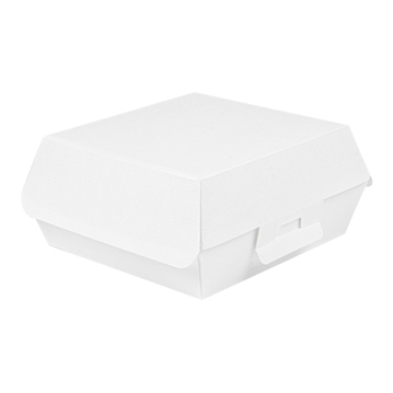 Concha Carto Nano-Micro Branco para Hamburguer 175x180x75mm 6x50 un