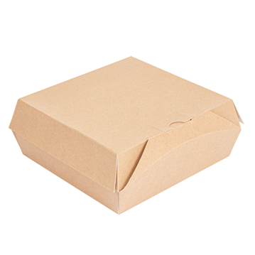 Caixa em Nano-Micro Kraft para Lunch Box 210x205x80mm 6x50un
