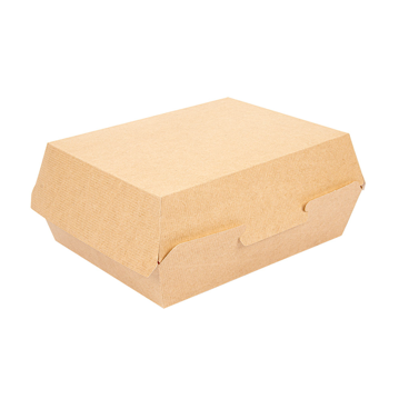 Caixa em Nano-Micro  Tipo Concha Kraft para Lunch Box 225x170x85mm 6x50un