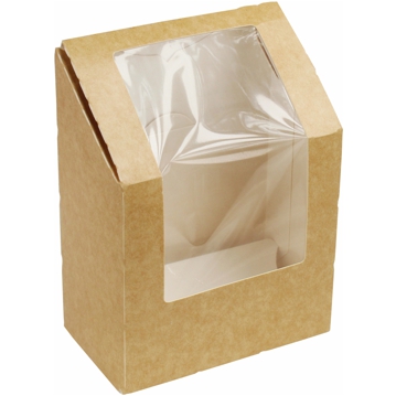 Embalagem Cartolina com Janela 2 Wraps 90x50x90/120mm 500 un