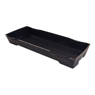 Bandeja Kraft+PE Natural para Sushi 196x66x22mm 400 un