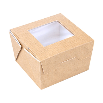Embalagem Rectangular com Janela 300ml 80x75x55mm Nano Micro 12x50 un