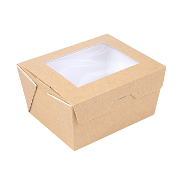Embalagem Rectangular com Janela 780ml 112x90x64mm Nano Micro 6x50 un