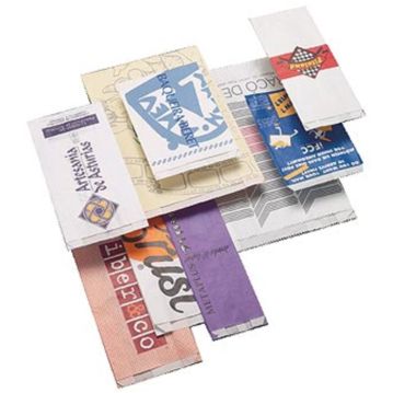 Saqueta de Papel Kraft Branco 220x120x40mm 1000un