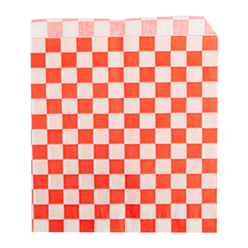 Saqueta Papel Aberta em 2 Lados Antigordura 130x140mm Burger - Fitipaldi Vermelho 1000 un