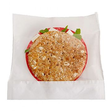 Saqueta de Papel Kraft Branco + PP com Janela Kangoo Pack 140x160/120x30mm 100 un