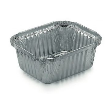 Forma de Aluminio Rectangular Bordo L 130x105x50mm 610cc - R20L 1600un