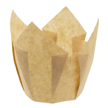 Cpsula Tulipa em Papel Nature para Muffin 50x50/80mm 3000 un