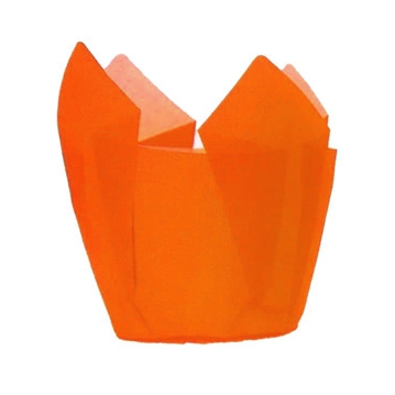Cpsula Tulipa em Papel Laranja para Muffin 50x35/60mm 5000 un