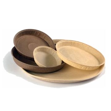 Molde em Papel Castanho para Forno Redondo �198x30 mm 800un