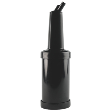 Frasco Plastico PEHD Preto 1L Fast Pouring The Bars 1 un