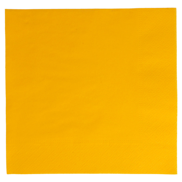 Guardanapo Tissue 390x390mm Amarelo Sol 16x100 un