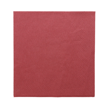 Guardanapo Tissue 390x390mm Bordeaux 16x100 un