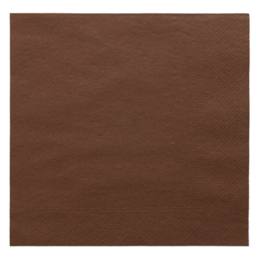 Guardanapo Tissue 390x390mm Chocolate 16x100 un