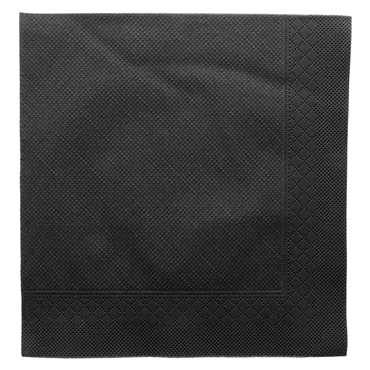 Guardanapo Tissue 450x450mm Preto 15x50 un