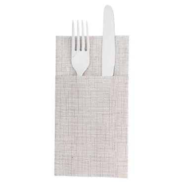 Guardanapo Airlaid 400x400mm Kangaroo Dry Cotton Chocolate 14x50 un