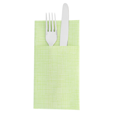 Guardanapo Airlaid 400x400mm Kangaroo Dry Cotton Kiwi 14x50 un