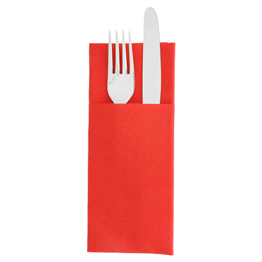 Guardanapo Airlaid 330x400mm Kangaroo Vermelho 14x50 un