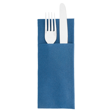 Guardanapo Airlaid 330x400mm Kangaroo Azul Marinho 14x50 un