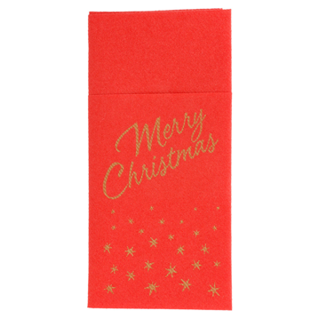 Guardanapo Airlaid 400x400mm Kangaroo Merry Christmas 14x50 un