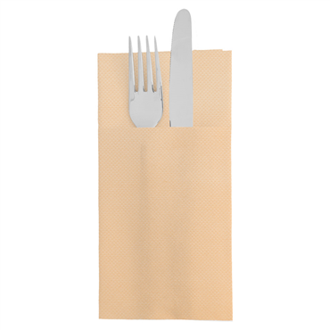 Guardanapo Double Point 390x400mm Kangaroo Marfim 28x50 un