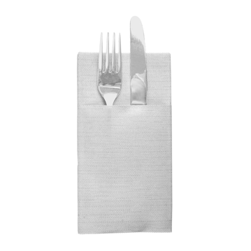 Guardanapo Like-Linen 400x400mm Kangaroo Cinzento 14x50 un